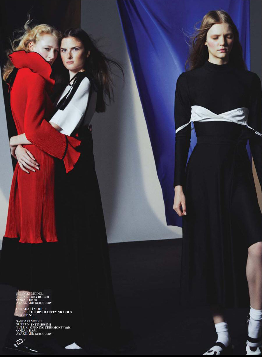 Lobke & Phine & Viktoria  | Marie Claire December’19 news photo