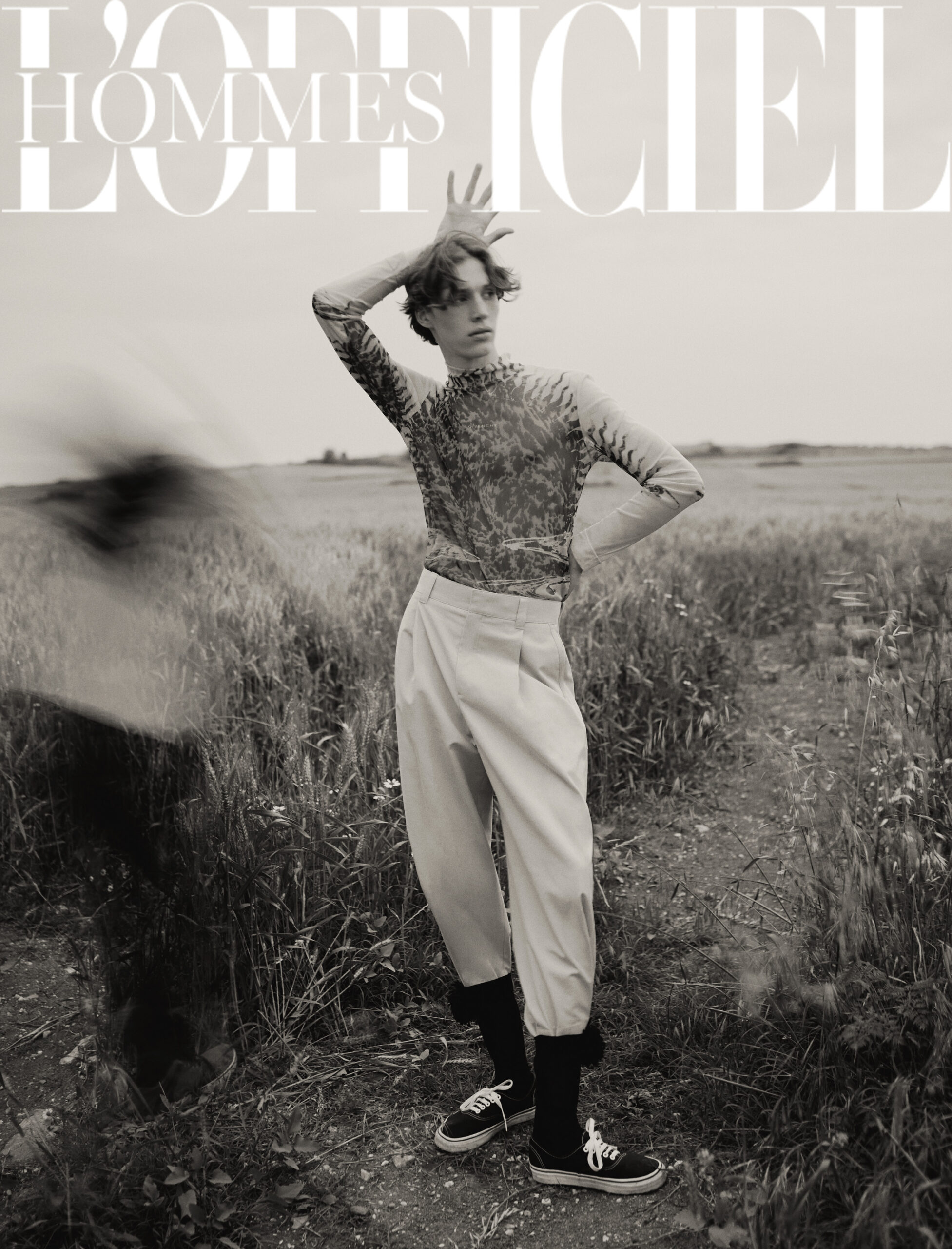 Mats Vandenbosch van Mil for L’officiel Hommes news photo