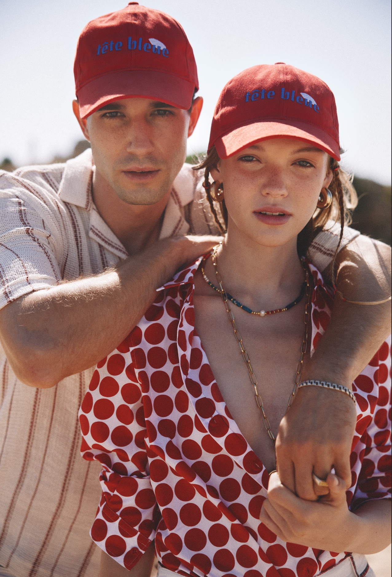 Arisha Stepanova & Nikolay Bulanov fot Tete Bleue Campaign’22 news photo