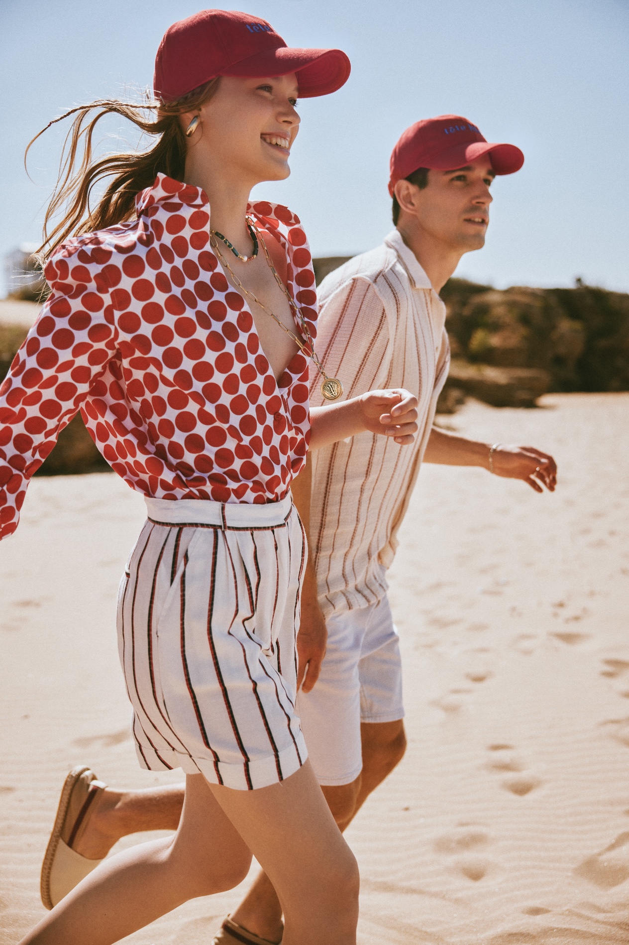 Arisha Stepanova & Nikolay Bulanov fot Tete Bleue Campaign’22 news photo