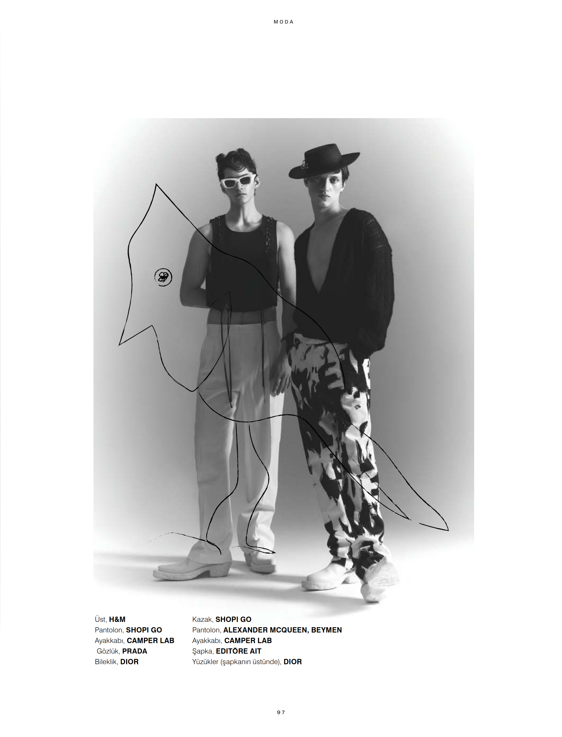Boris for L’officiel Hommes Winter Issue news photo