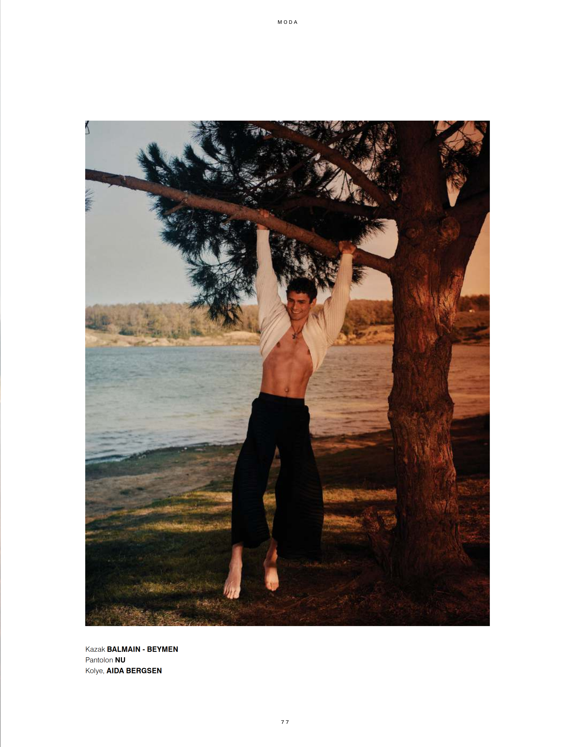 Arthur Gosse for L’officiel Hommes news photo