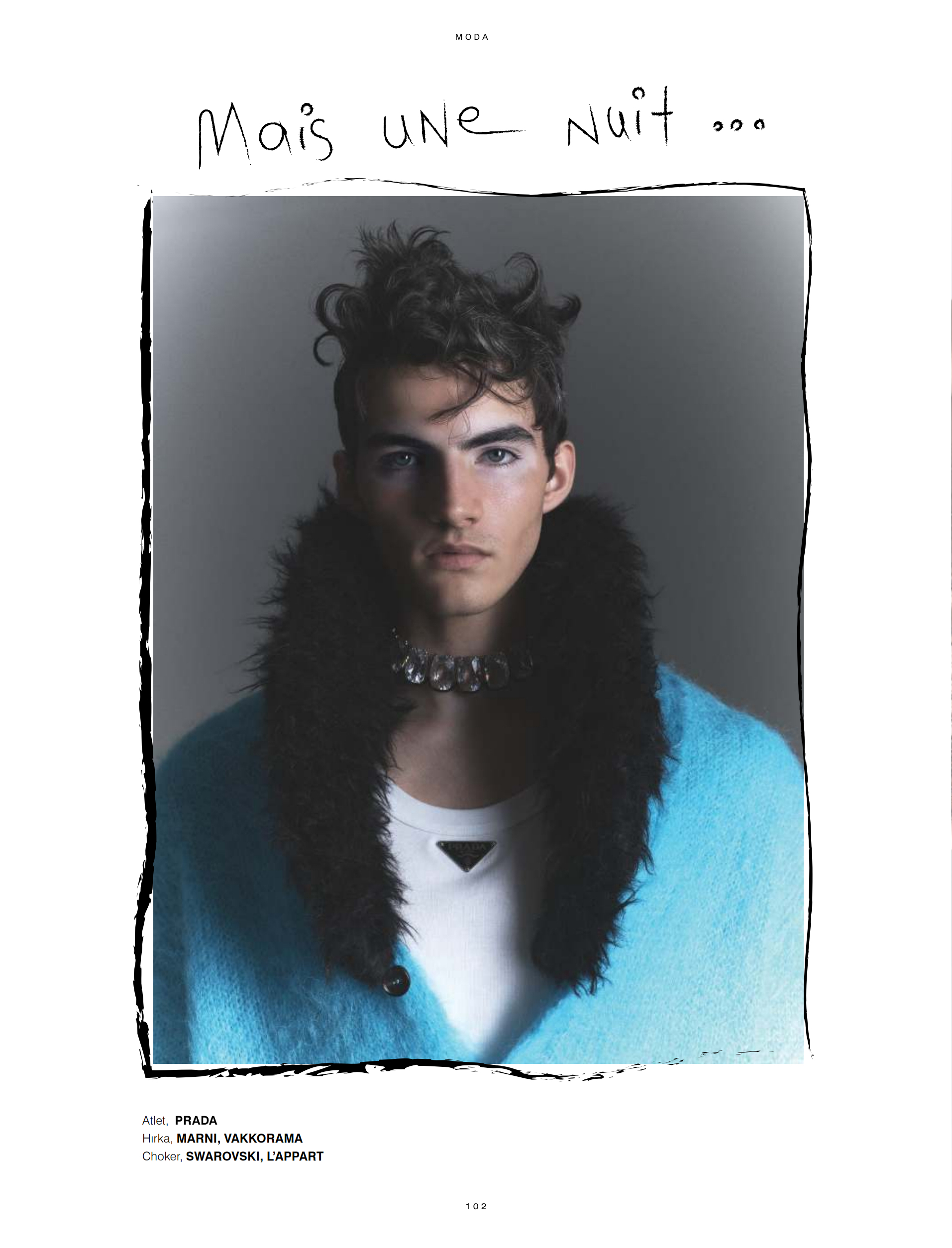 Boris for L’officiel Hommes Winter Issue news photo