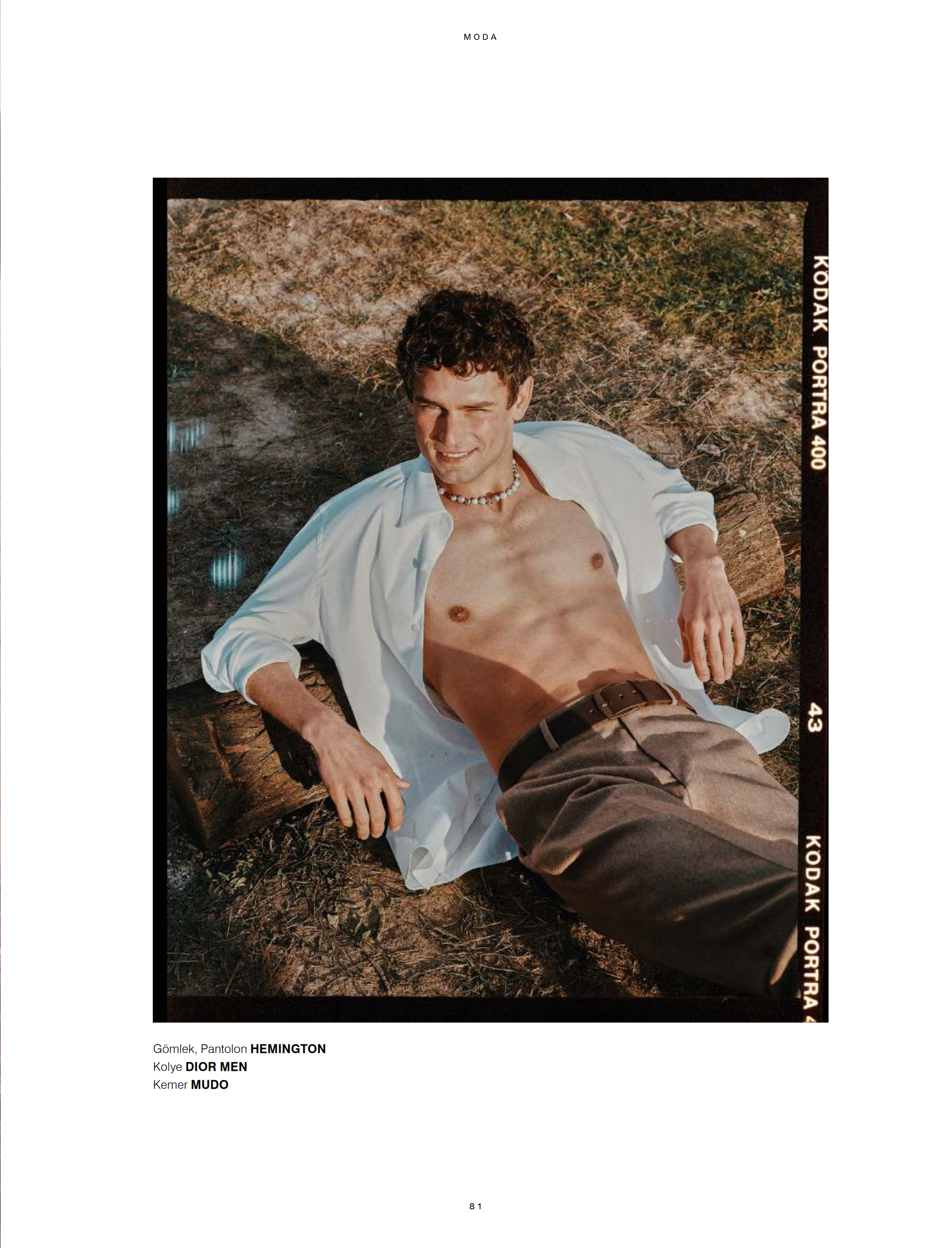 Arthur Gosse for L’officiel Hommes news photo