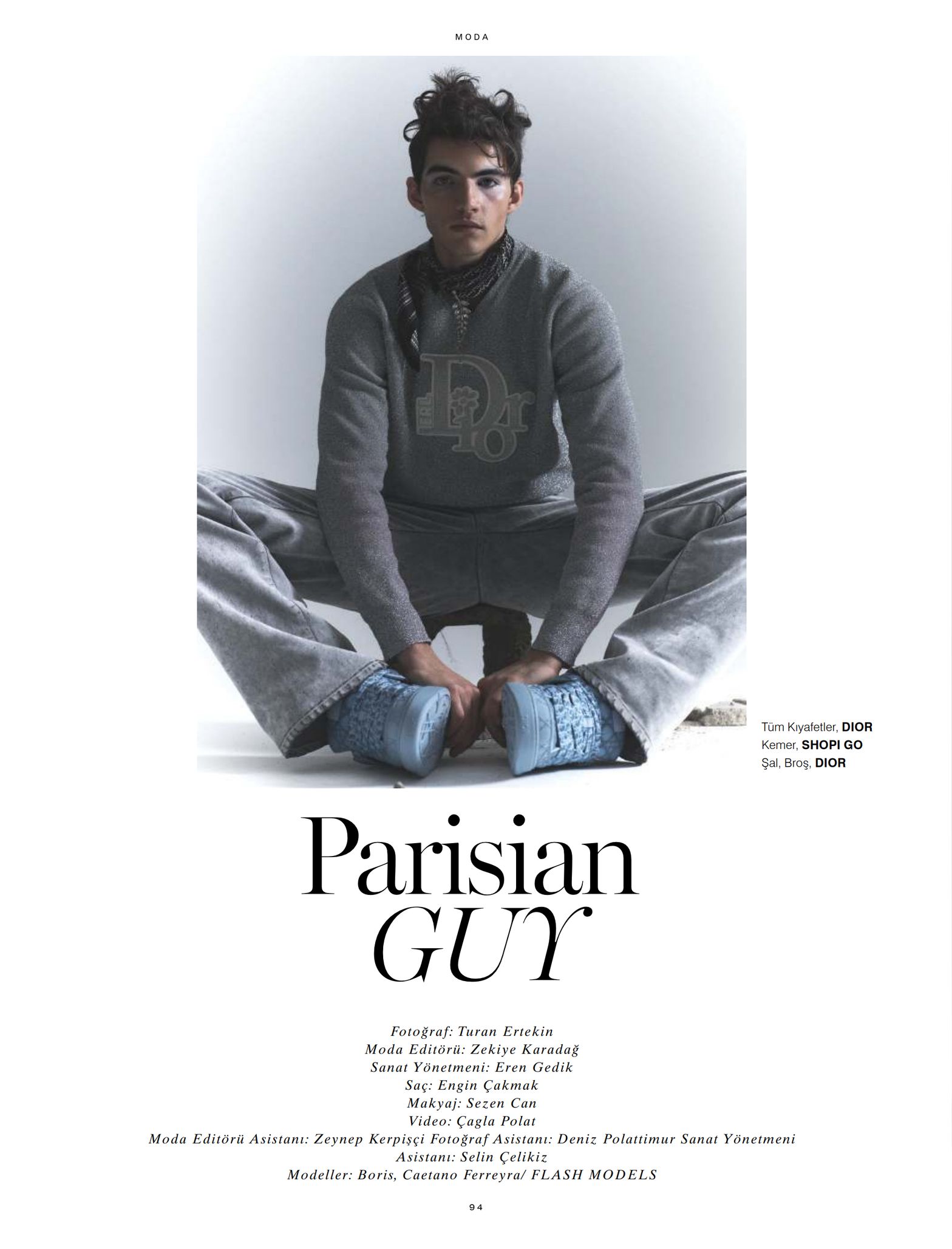 Boris Model Boris for L’officiel Hommes Winter Issue – True Models