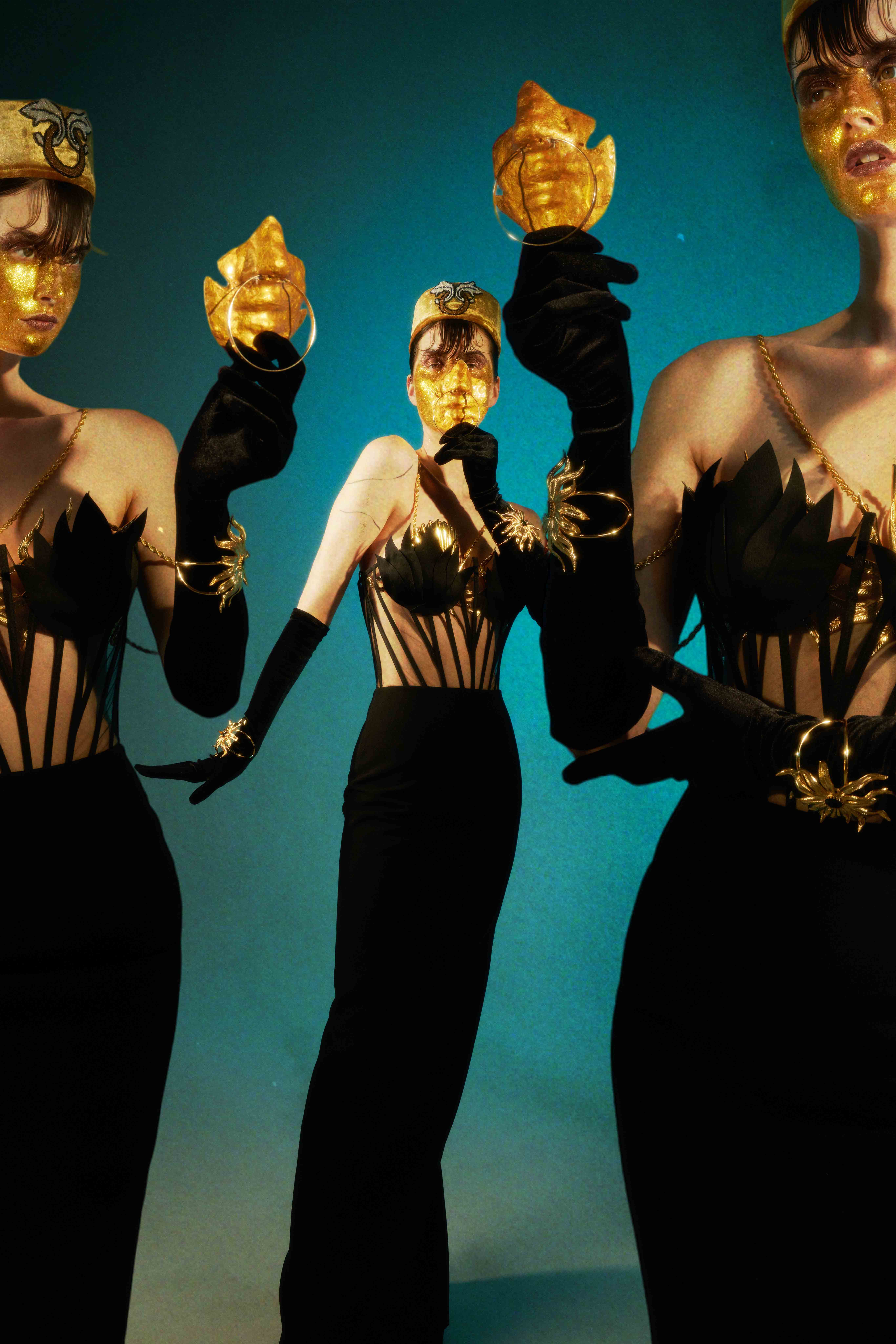 Ermiolita & Ine Michelman & Nouk & Anastasia Jovanovic for Pap Magazine news photo