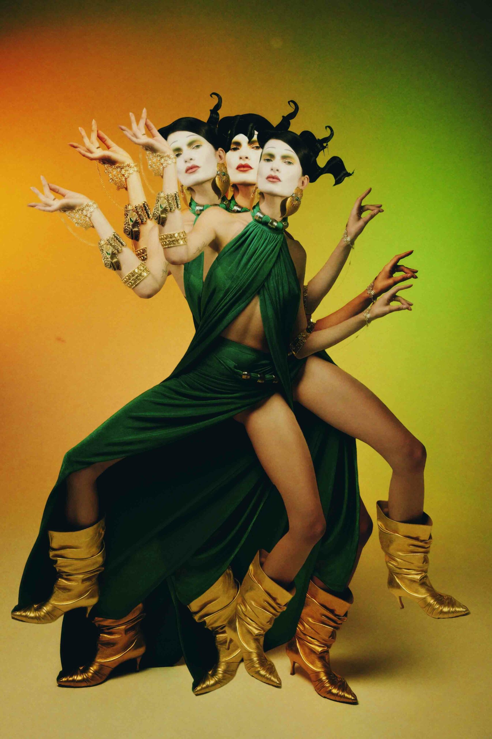 Ermiolita & Ine Michelman & Nouk & Anastasia Jovanovic for Pap Magazine news photo