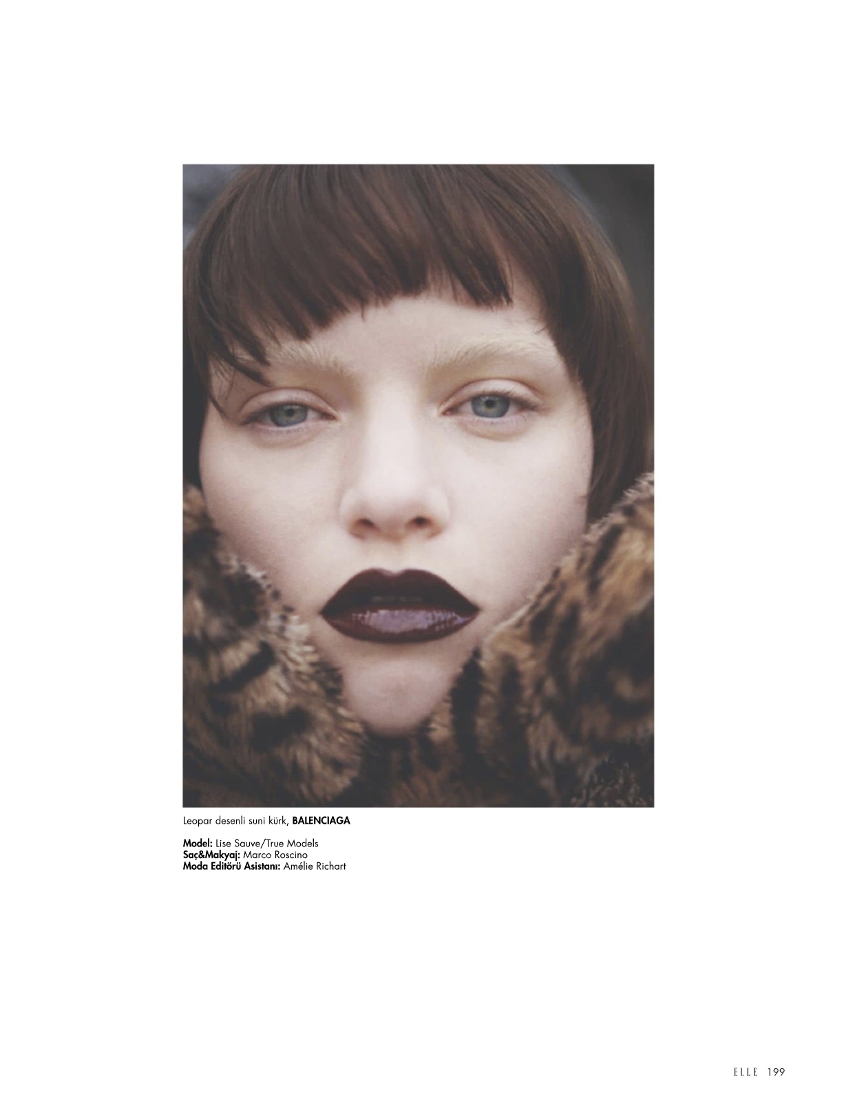 Lise Sauve for Elle Dec’24 Issue news photo